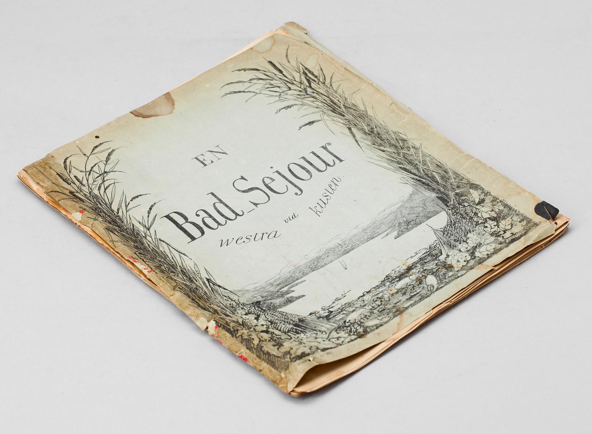 HÄFTE, "En Bad Sejour vid westra kusten", Stockholm 1861.