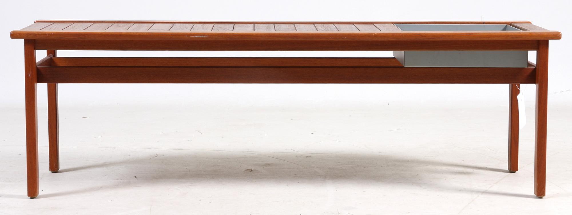 BLOMBÄNK, teak, stmpl "ÄTERSKOGS MÖBELFABRIK LAMMHULT 1963 MADE IN SWEDEN", 1960-tal.