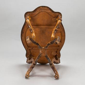 Neo-rococo table, late 19th century.