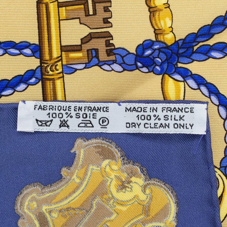 Hermès, scarf, "Les Clés".