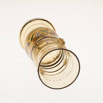 BÄGARE, glas, historismus, Tyskland, sekelskiftet 1800/1900.