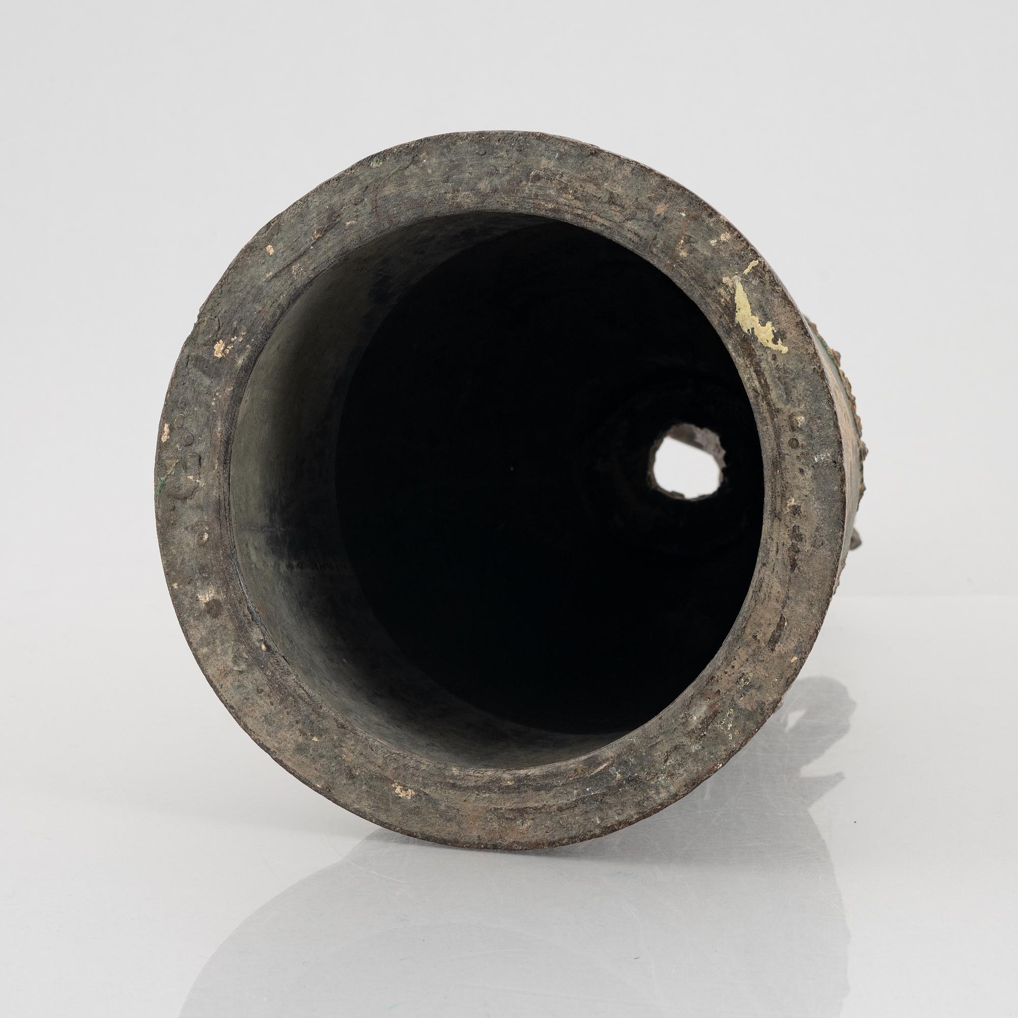 Tempelklocka, brons, Burma, troligen 1800-tal.
