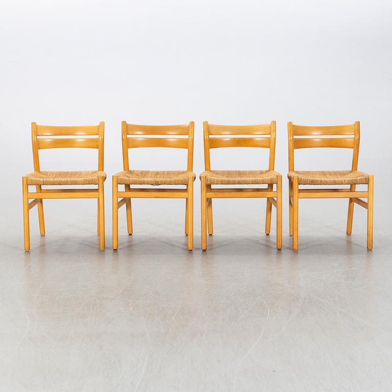 BÖRJE MOGENSEN, matbord samt stolar, 4 st.