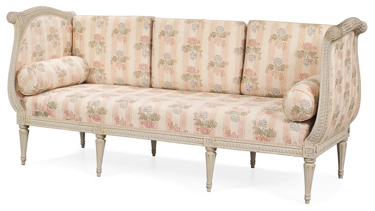 A Gustavian sofa by E. Öhrmark and A. Blom.
