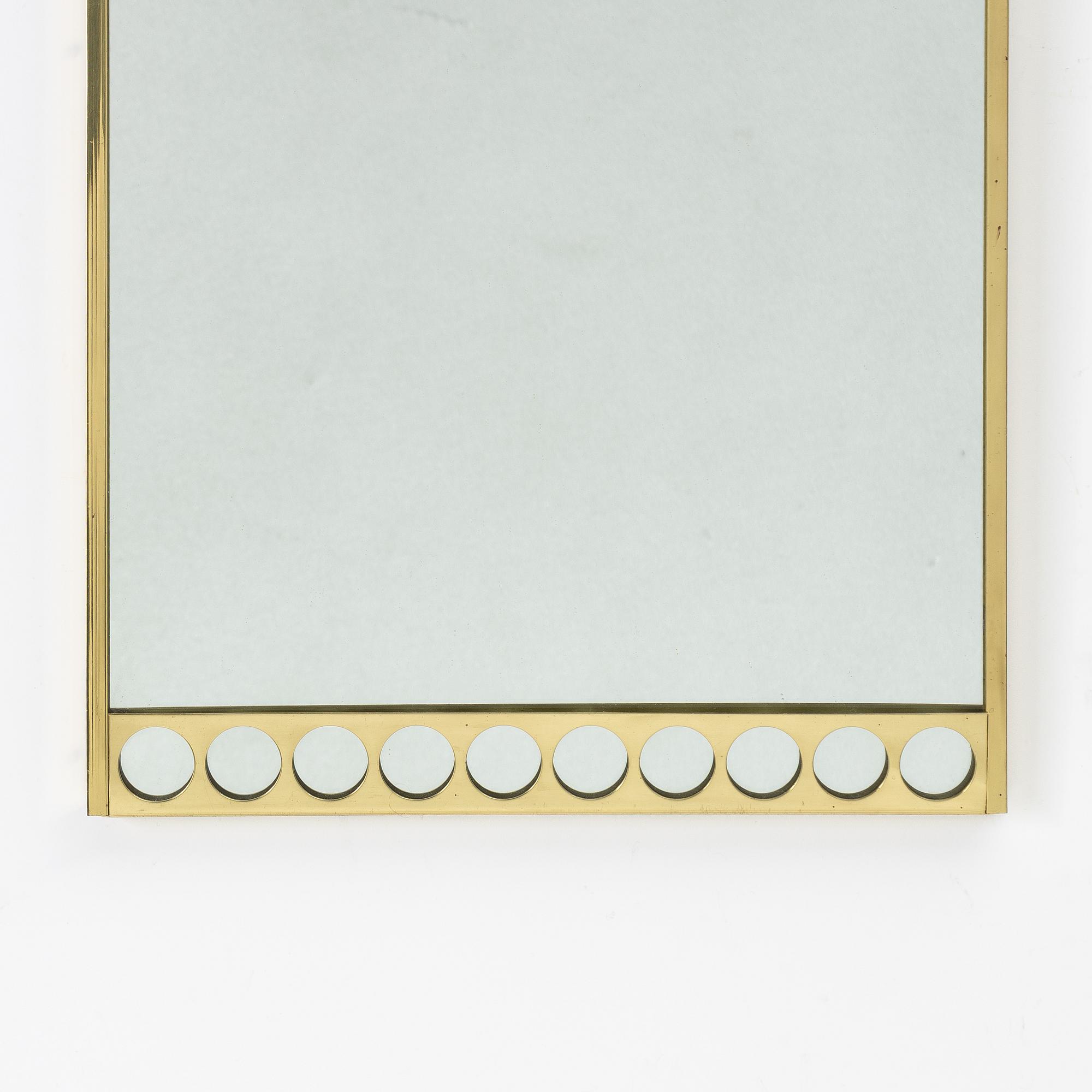 A 'Orion K 18' mirror, Fröseke AB Nybrofabriken.