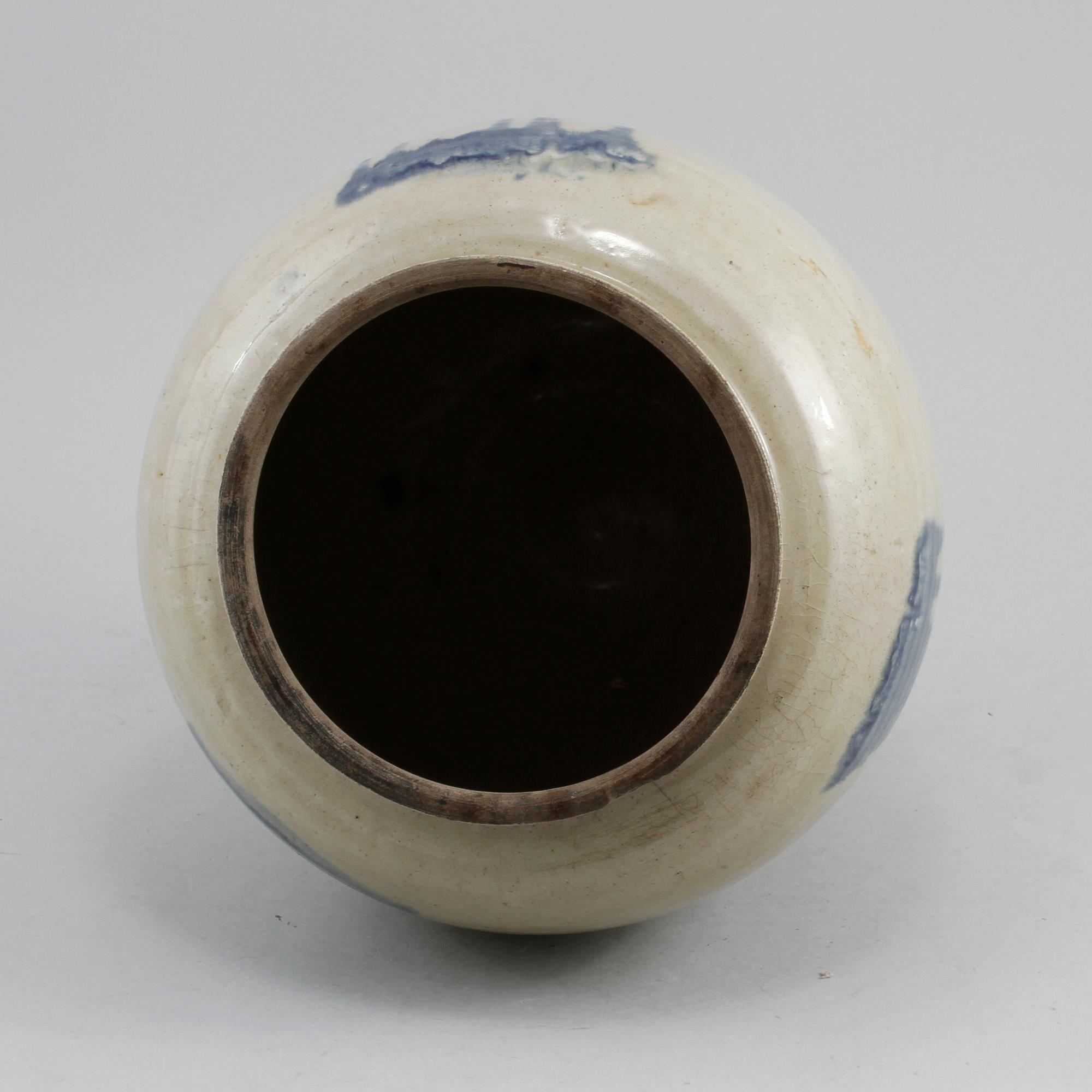 KRUKA, porslin, 1800-tal.