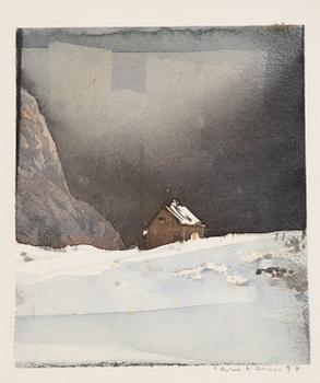 Lars Lerin, "Lonely House".