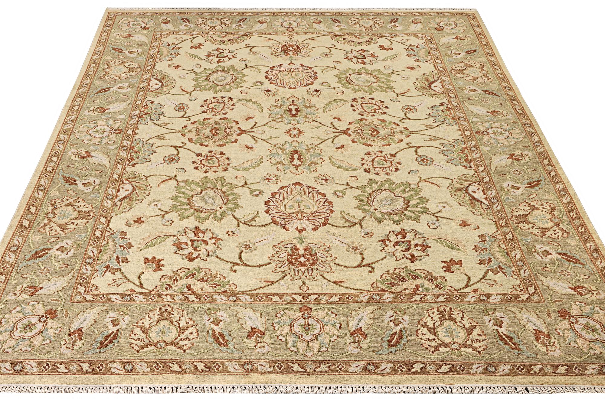An oriental carpet with Mamluk design, c. 294 x 250 cm.