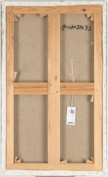 KARL MOMEN, oil on canvas, signed Momen and dated 92.