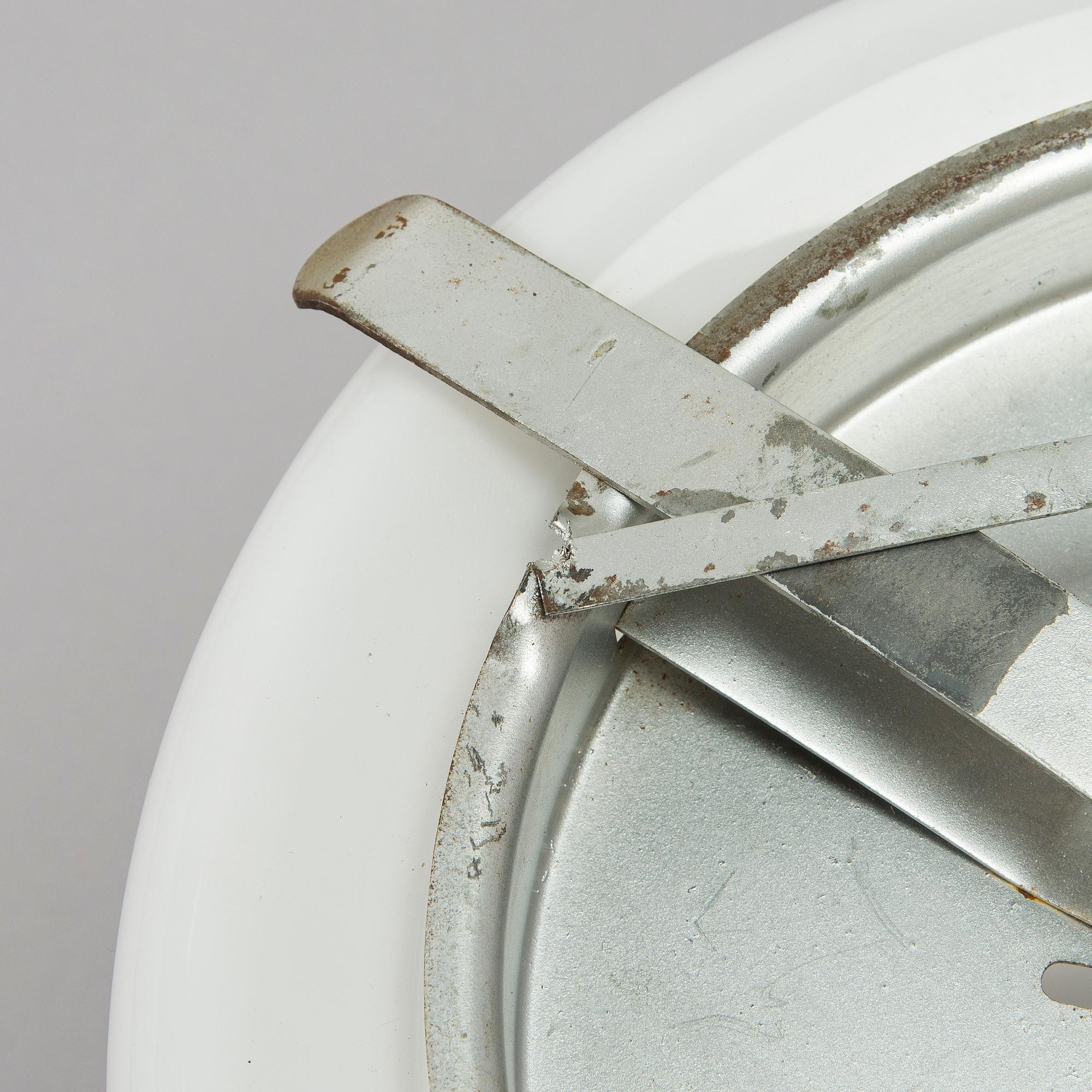 Paavo Tynell, three of mid-20th-century 80112-25 ceiling lamps for Idman.