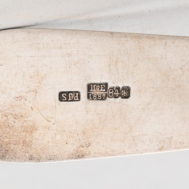 Peter Silventoinen, sirotelusikka, hopeaa, Pietari, Venäjä 1887.