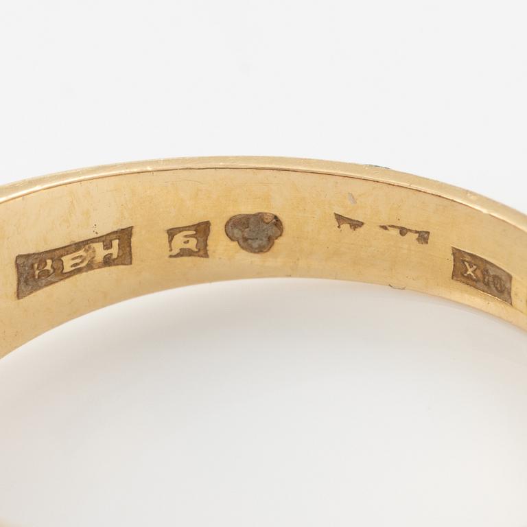 Bengt Hallberg, ring, 18K gold.