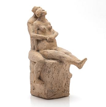 Åke Holm, figure, terracotta.