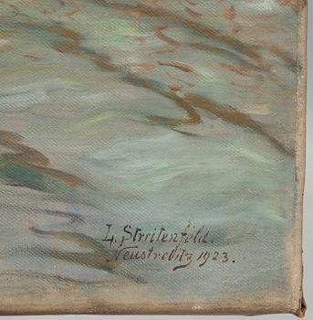 LUDWIG STREITENFELD, olja på duk, sign o dat 1923.