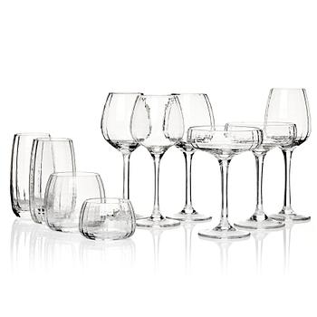 Claesson Koivisto Rune, "Wireframe", glasservis, 10 delar, prototyper, Sarasa, Japan, 2007.