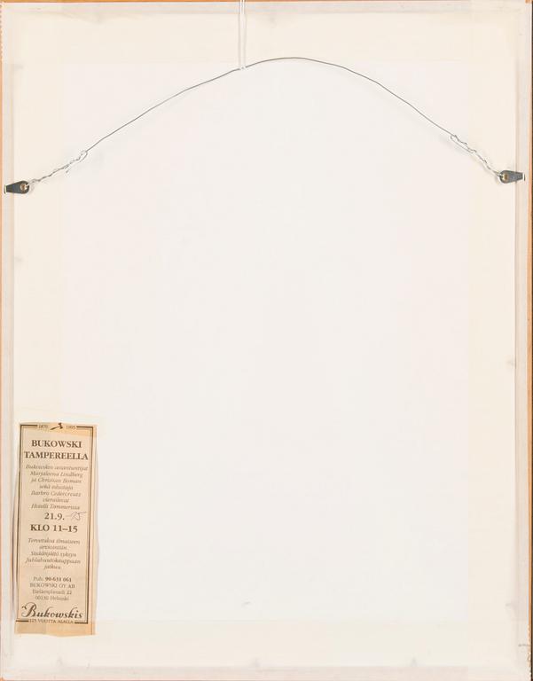 AKSELI GALLEN-KALLELA, etching, signed, dated on the plate 1905.