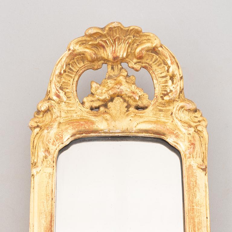 Mirror sconces, a pair, Rococo style, Claës Hultberg, Stockholm, 20th century.