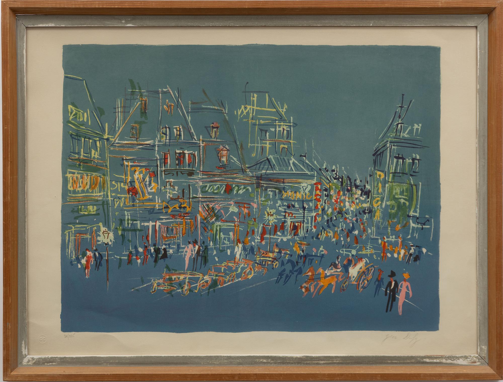 Jean Dufy, "Place Pigalle - La Nuit".