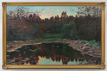 CARL WALDEMAR OLSON, olja på duk, signerad C Olson och daterad -02.