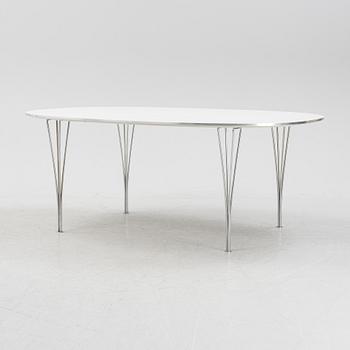 Bruno Mathssonn & Piet Hein, matbord, "Superellips", Fritz Hansen, 1982.