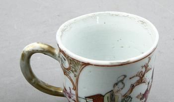 PARTI PORSLIN, 4 delar, Kina, 1700-tal.