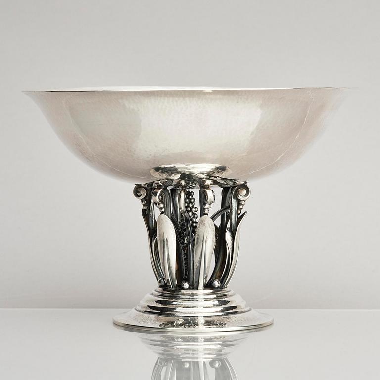 Georg Jensen, skål, silver, design Johan Rohde, Köpenhamn 1919-1927.