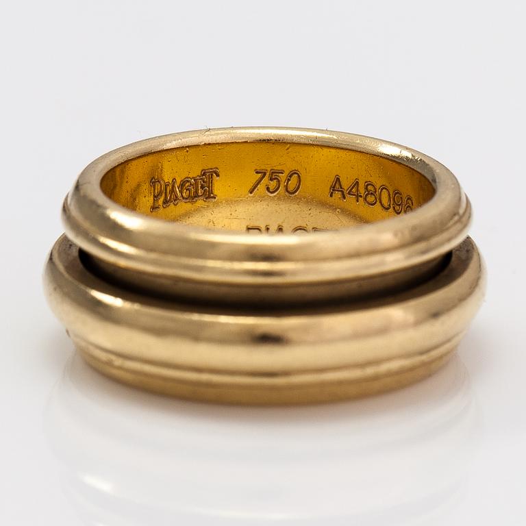 Piaget, Sormus "Possession", 18K kultaa ja timantteja n. 0.06 ct yht. Merkitty Piaget 1994, A4809651.