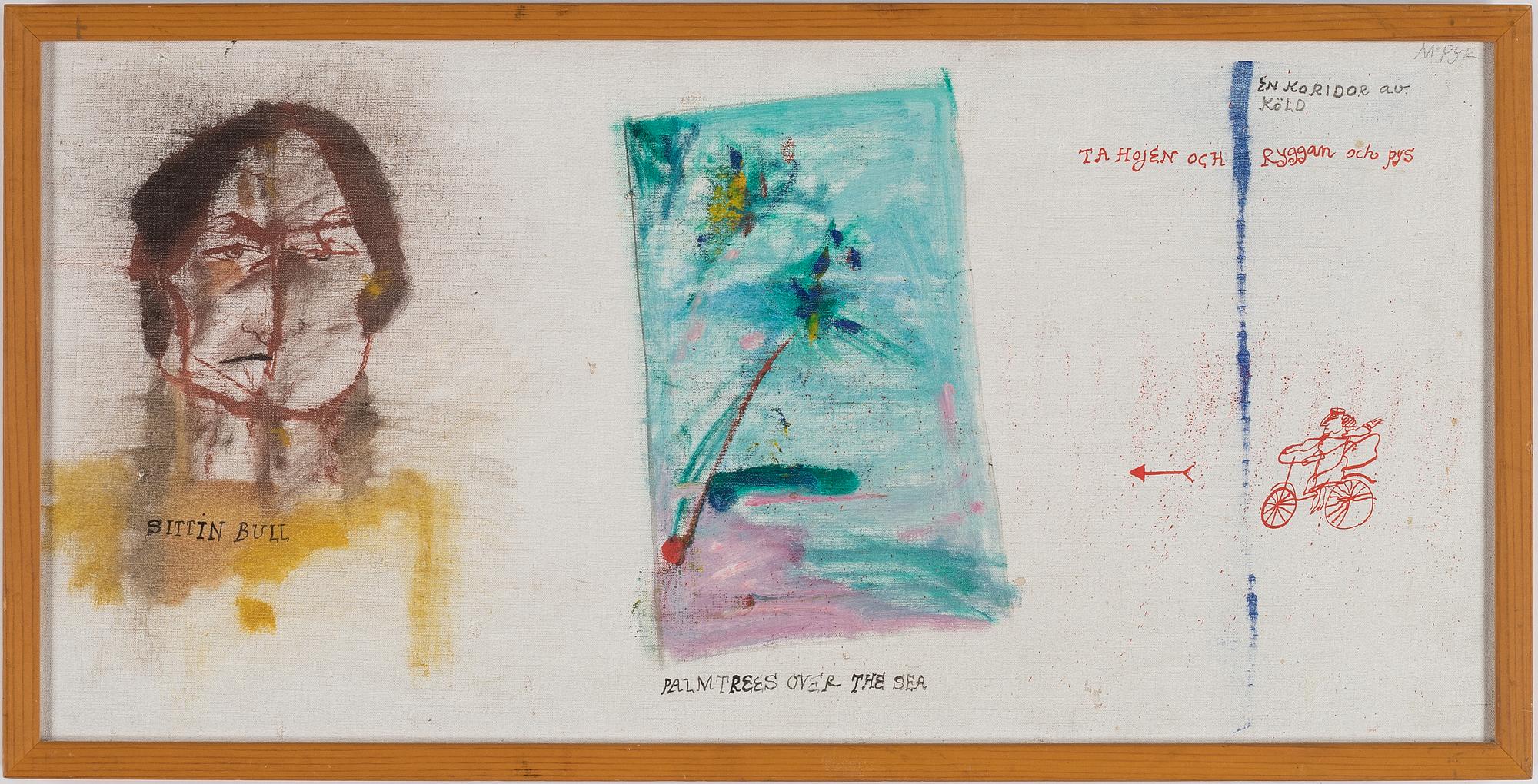 Madeleine Pyk, oil on canvas, signed.