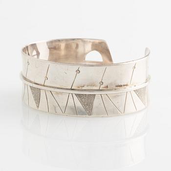 Åke Bergman, a silver cuff, Stockholm, 1956.
