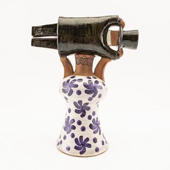 Lisa Larson, a signed stoneware figurine Gustavsberg.
