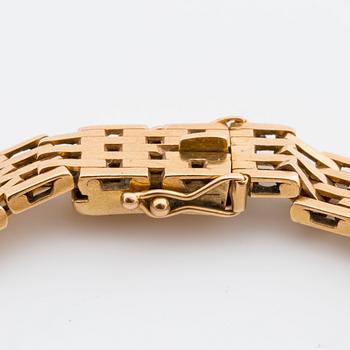 ARMBAND, 18K guld. Stämplat BHG (Bröderna Hedéns Guldsmeds AB)  Stockholm 1968.