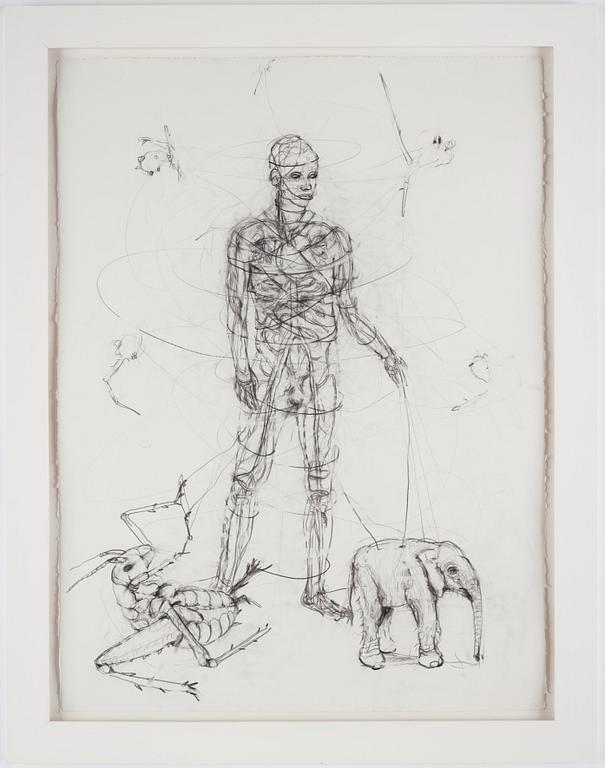 LINN FERNSTRÖM, pencil on paper signed and dated 2005.