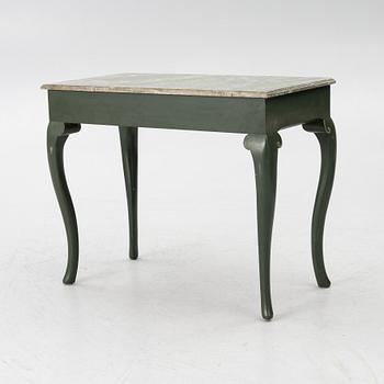 Serving table, as well as armchairs, a pair, Nordiska Kompaniet, 1928.