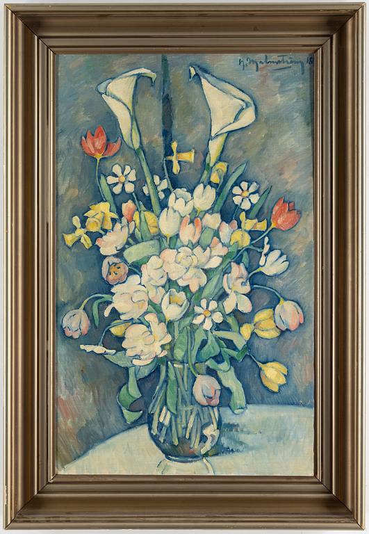 HENNING MALMSTRÖM, oil on canvas, signed and dated -18.