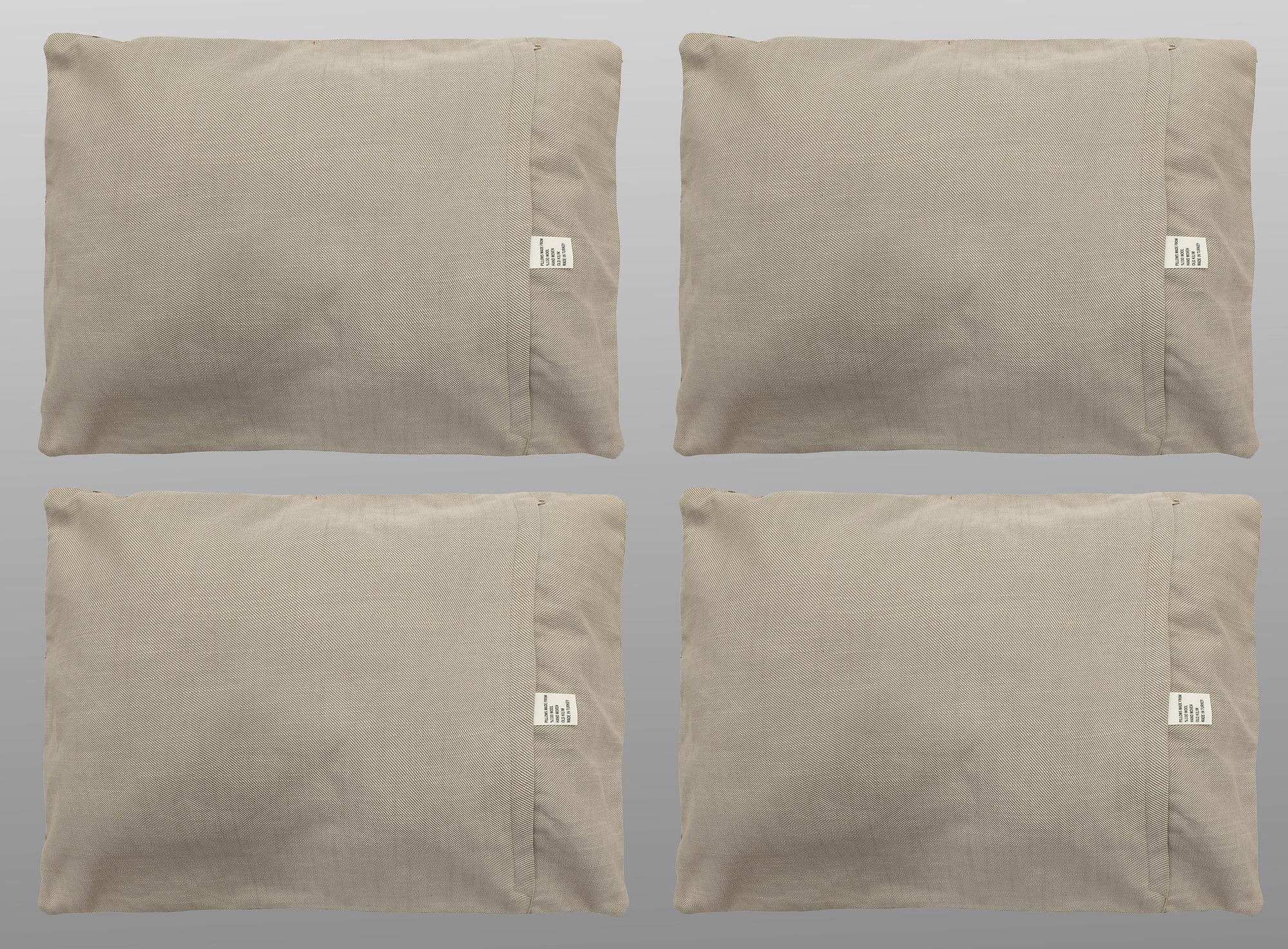A set of four Kilim cushion covers, Anatolia, ca 70 x 50 cm.