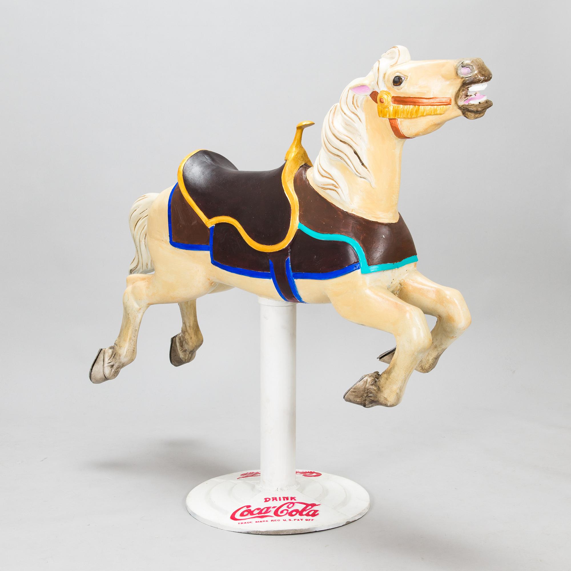 A mid-20th century horse for Coca-Cola.