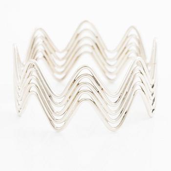 Bent Knudsen, armring, silver, ca 1960-tal.