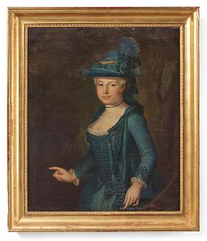 923. Johann Philipp Hoffmeister, attributed to, "Carolina Lewenhaupt" (1725-1775).