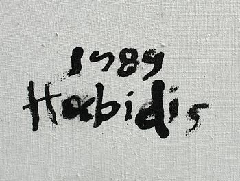 PAVLOS HABIDIS, olja på duk, sign o dat 1989.