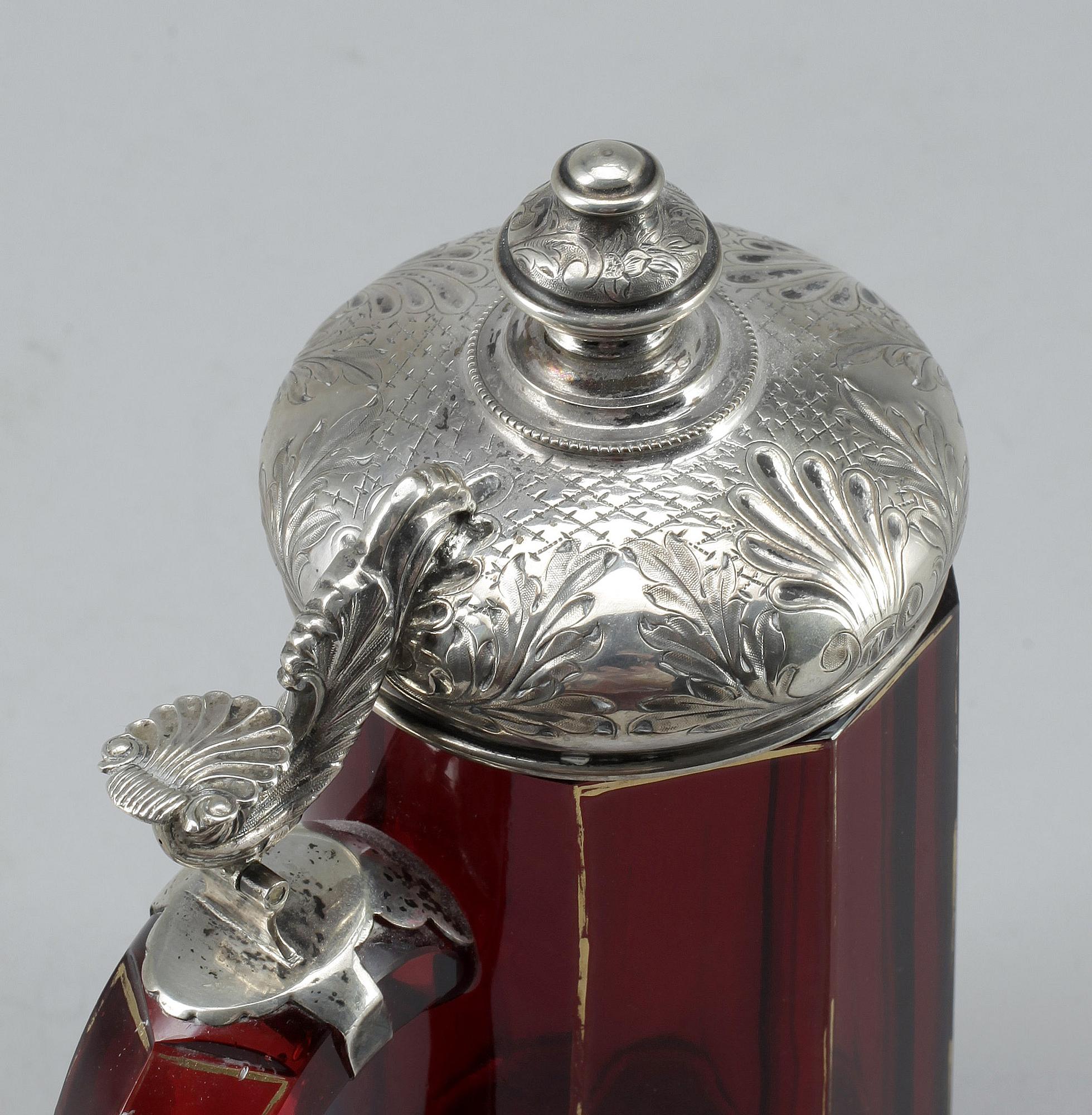 STOP, silver och glas, 1800-talets andra hälft.