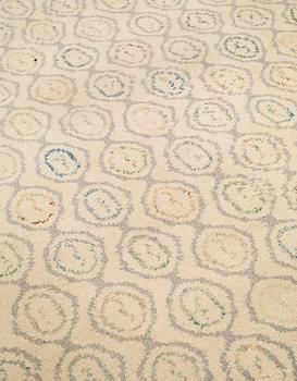 CARPET. "Lökar". Knotted pile. 324 x 185,5 cm. Signed and dated IH 53 at the back.