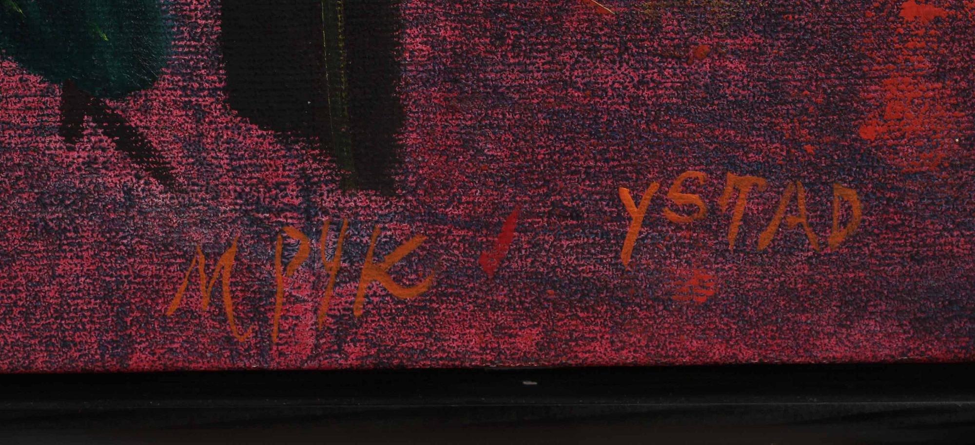 MADELEINE PYK, olja på duk, sign.