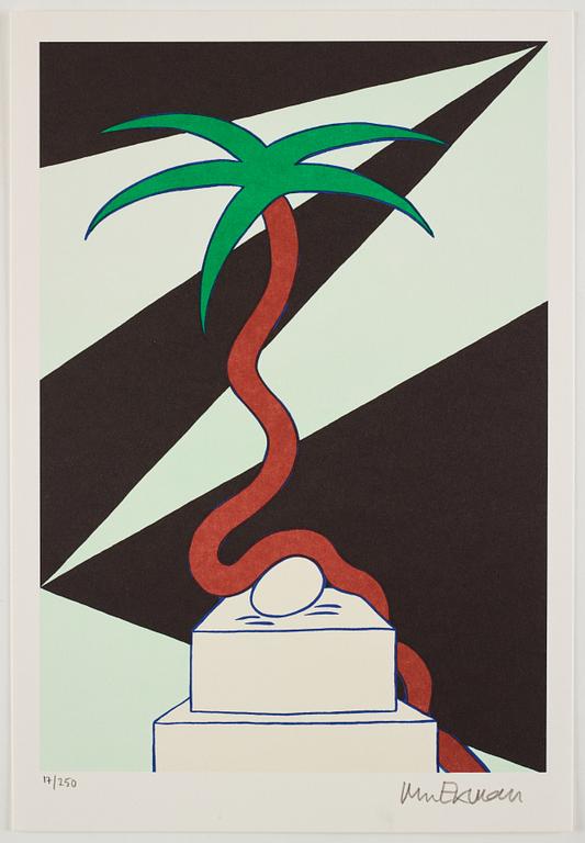 Marie-Louise Ekman, Portfolio with 20 lithographs "Monument 1981-2021".