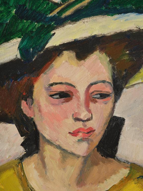 Mollie Faustman, The Green Hat.