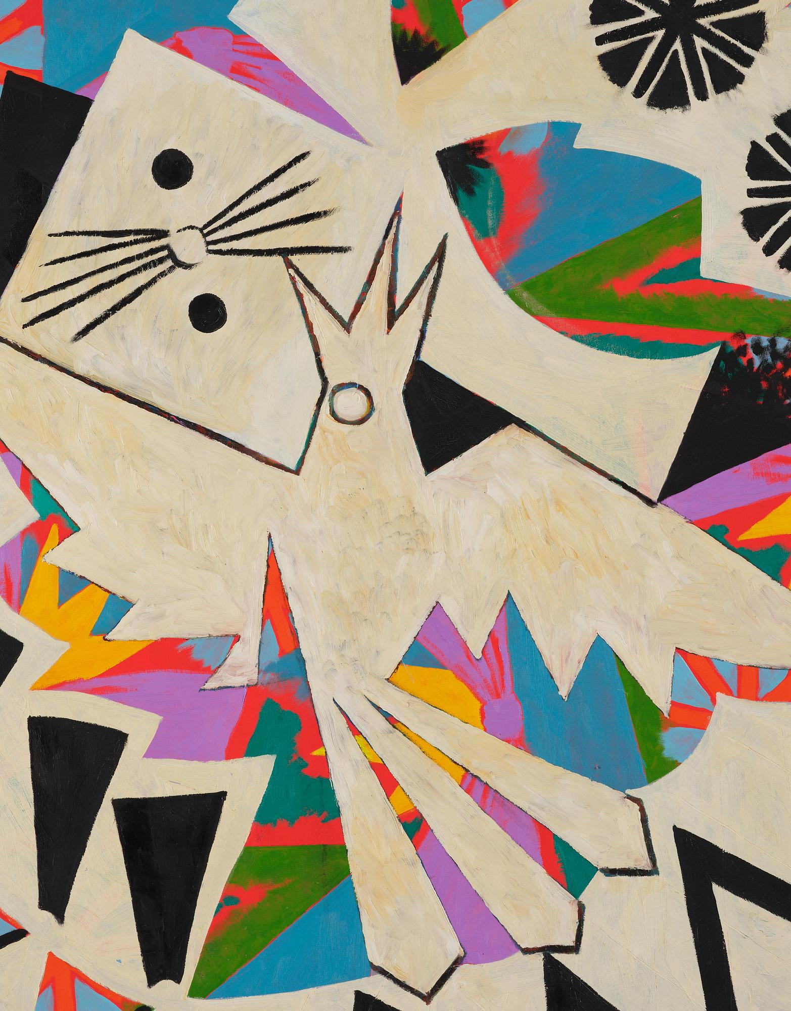 Olle Kåks, 'Spiral – Cat and Bird'.