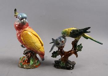 FIGURINER, 2 st, flintgods, Wien resp Beswick.