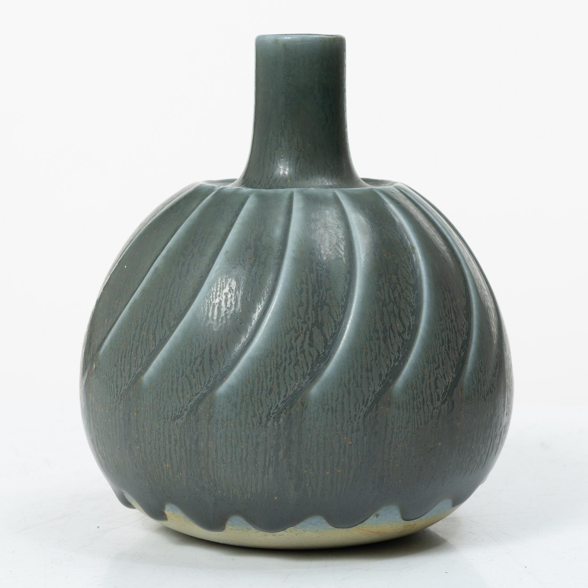 Kåge Verkstad, four ceramic pieces, Gustavsberg, Sweden, 1957-61.