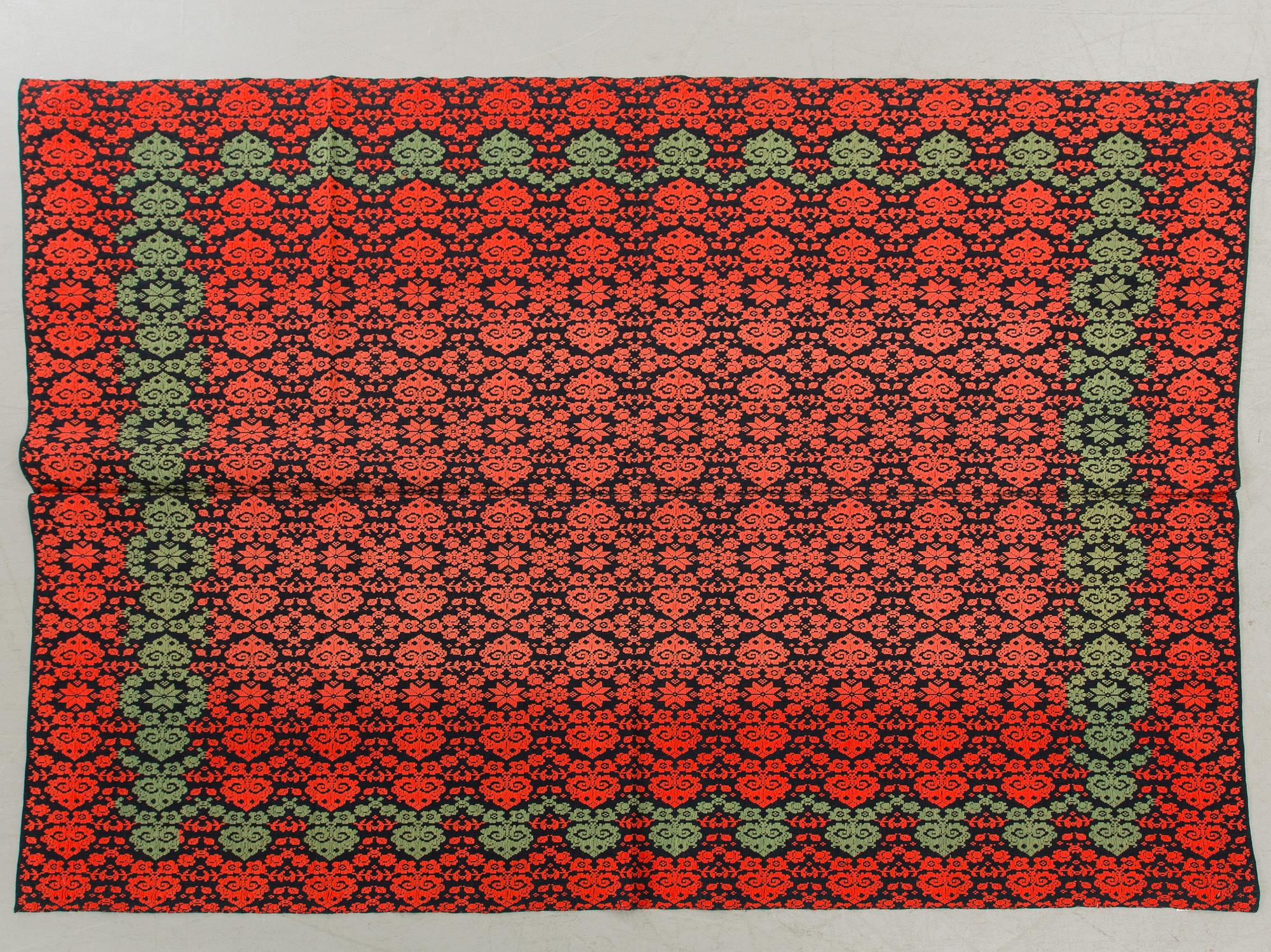 A Swedish upphämta quilt Scania around 1900. ca 168 x 144 cm.