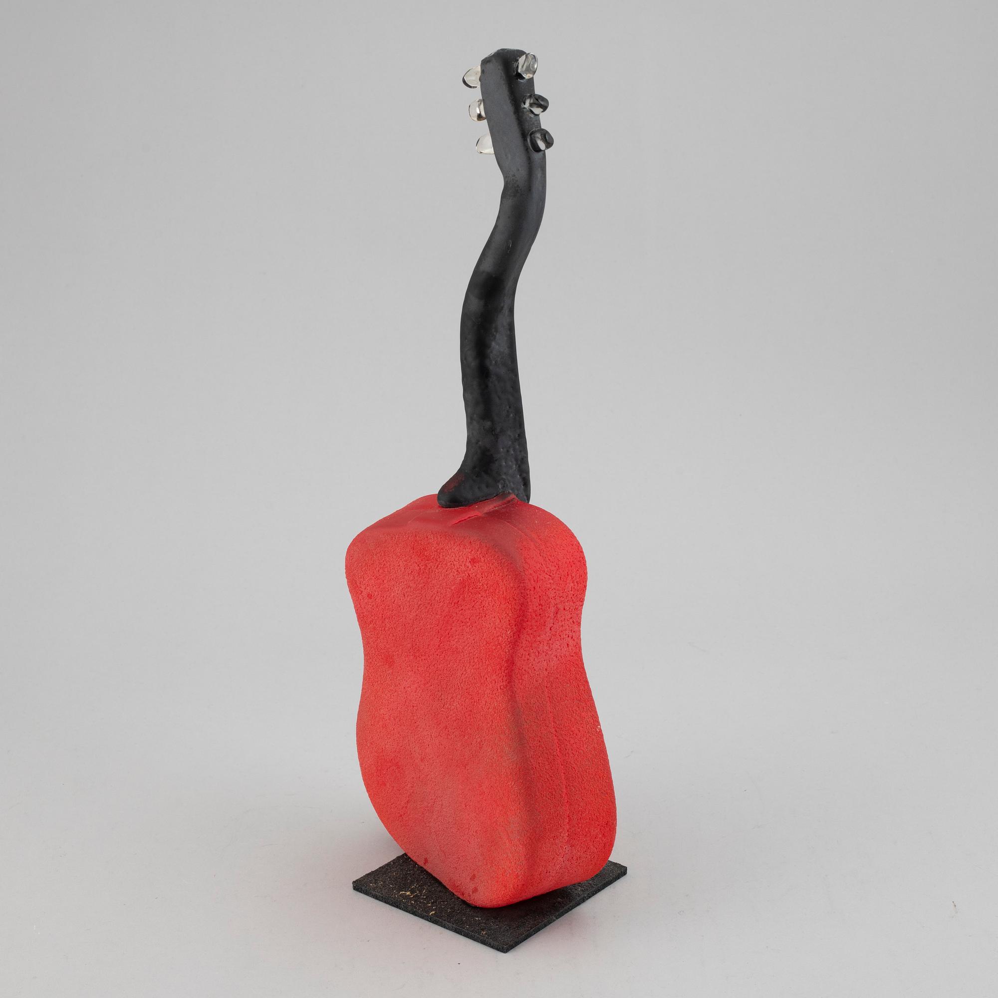 KJELL ENGMAN, skulptur, glas, "Flamenco", Kosta, limiterad edition 1000, signerad.