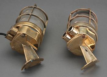 MÄSSBELYSNING, polerad mässing, omkring 1900-talets mitt.